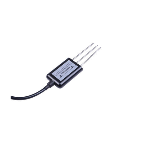Seeed Studio S-Soil MT-02A industrial soil moisture and temperature sensor with RS485 Modbus RTU interface.