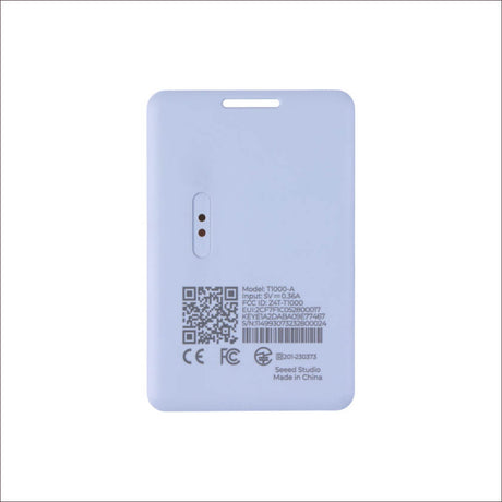 Seeed Studio SenseCAP T1000 LoRaWAN Card Tracker with GPS, WiFi, and BLE for indoor and outdoor asset tracking.