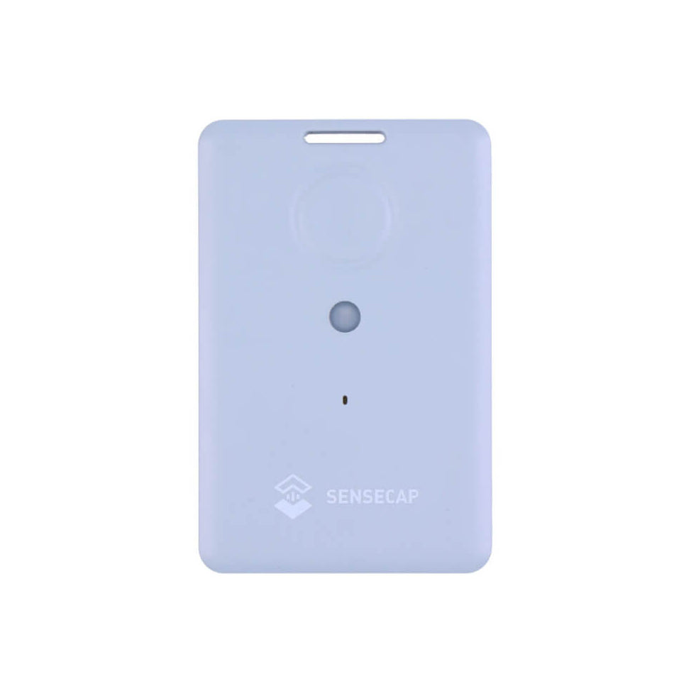 Seeed Studio SenseCAP T1000 LoRaWAN Card Tracker with GPS, WiFi, and BLE for indoor and outdoor asset tracking.