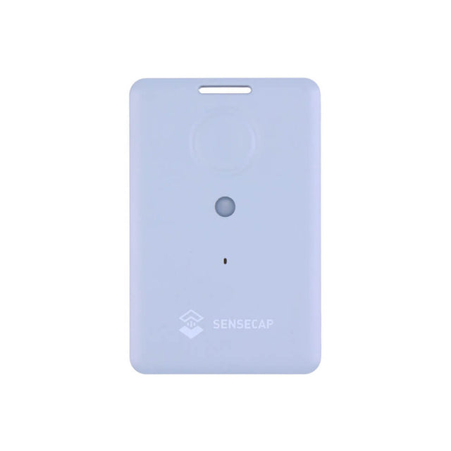 Seeed Studio SenseCAP T1000 LoRaWAN Card Tracker with GPS, WiFi, and BLE for indoor and outdoor asset tracking.