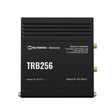 Teltonika TRB256 industrial M2M gateway featuring NB-IoT, LTE-M, 450MHz support, and multiple industrial interfaces.