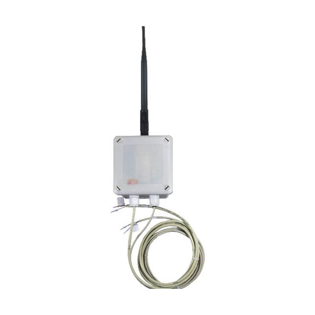 Watteco Monito LoRaWAN analog input sensor with dual 0-10V and 4-20mA interfaces and IP68 housing.
