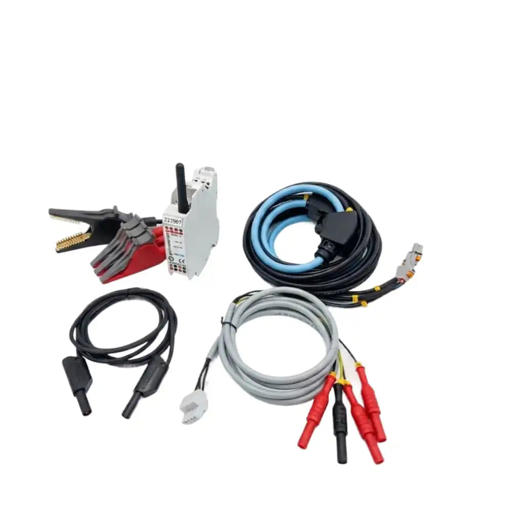 AdvanGrid Gridmate LoRaWAN 3-Phase Energy Monitoring Sensor with DIN Rail Mounting and Split-Core Current Transformers for Industrial Sub-Metering.