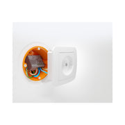 MClimate 16A Dry Switch LoRaWAN miniature relay for smart home automation and high-load switching in European wall boxes.