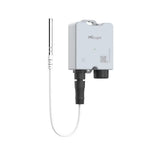 Milesight TS201 LoRaWAN Temperature Sensor with DS18B20 Probe, IP67 Waterproof Enclosure and NFC Configuration for Cold Chain and Industrial Monitoring.