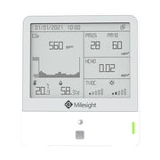 Milesight AM319 LoRaWAN indoor ambience sensor available in HCHO or O3 variants for professional air quality monitoring.