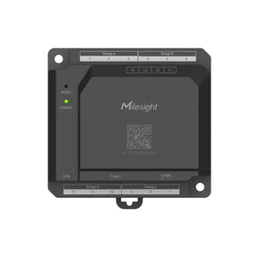Milesight CTH01 LoRaWAN 12-channel smart power monitor hub for DIN-rail energy and power-quality monitoring
