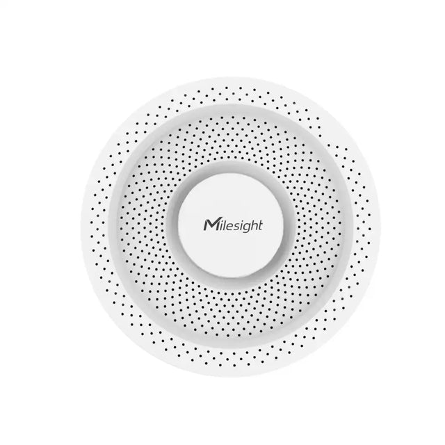Milesight GS601 LoRaWAN Ceiling-Mount Vape and Smoke Detector with Multi-Sensor Air Quality Monitoring, Anti-Vapour Interference, Tamper Alarm and NFC Configuration for Schools and Hospitality.