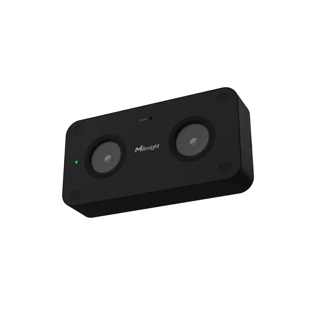 Milesight VS125-O outdoor AI stereo-vision people counter with IP67 housing, for PoE or 4G installation