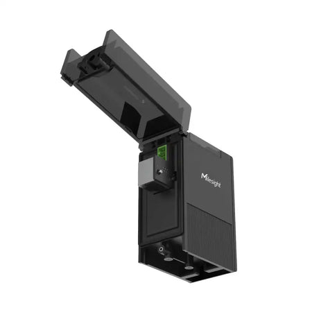 Milesight VS361 IP65 Storefront Footfall Sensor with Infrared Diffuse Reflective Technology and PoE Power for Outdoor Retail Traffic Counting.
