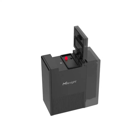 Milesight VS361 IP65 Storefront Footfall Sensor with Infrared Diffuse Reflective Technology and PoE Power for Outdoor Retail Traffic Counting.