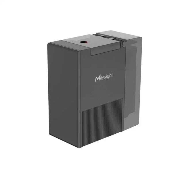 Milesight VS361 IP65 Storefront Footfall Sensor with Infrared Diffuse Reflective Technology and PoE Power for Outdoor Retail Traffic Counting.