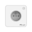 Milesight WS513 LoRaWAN in-wall smart socket with energy metering, EU Type F and FR Type E