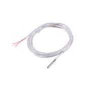 Seeed Studio PT1000 RTD Temperature Sensor with 304 stainless steel probe, IP68 waterproofing, and 3-meter PTFE silver-plated wire.