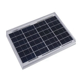 Seeed Studio PV-12W 12W Monocrystalline Solar Panel with Aluminium Mounting Bracket, 6-Pin Waterproof Connector and 1.5m Cable for Off-Grid Outdoor IoT Power Supply.