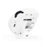 Seeed Studio SenseCAP Watcher W1-B Physical AI Agent with White Enclosure, ESP32-S3, Himax HX6538 AI Chip, 120° Camera, Touchscreen, Wi-Fi and Bluetooth for Smart Space Monitoring.